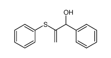 1-phenyl-2-phenylsulfanyl-2-propen-1-ol结构式