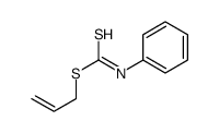 prop-2-enyl N-phenylcarbamodithioate结构式