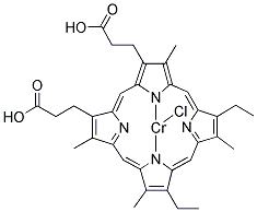 CR(III) MESOPORPHYRIN IX CHLORIDE structure