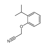 2-(2-propan-2-ylphenoxy)acetonitrile结构式