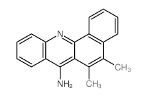 7-Amino-5,6-dimethylbenz(c)acridine Structure