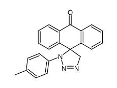 3'-(p-tolyl)-3',5'-dihydro-10H-spiro[anthracene-9,4'-[1,2,3]triazol]-10-one结构式