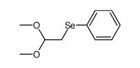 (phenylseleno)acetaldehyde dimethyl acetal Structure