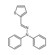 thiophene-2-carbaldehyde-N,N-diphenylhydrazone结构式