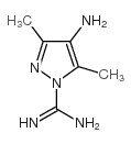 1H-Pyrazole-1-carboximidamide,4-amino-3,5-dimethyl-结构式