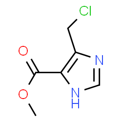 1H-Imidazole-4-carboxylic acid,5-(chloromethyl)-,methyl ester Structure