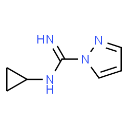 1H-Pyrazole-1-carboximidamide,N-cyclopropyl-(9CI) Structure