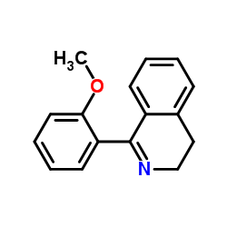 1-(2'-METHOXY)-PHENYL-3,4-DIHYDRO-ISOQUINOLINE structure