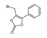 4-(bromomethyl)-5-phenyl-1,3-dioxol-2-one Structure