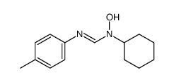 N-cyclohexyl-N-hydroxy-N'-(p-tolyl)formimidamide Structure