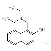 1-(diethylaminomethyl)naphthalen-2-ol Structure