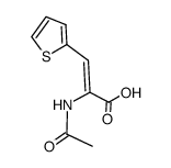 (Z)-2-Acetylamino-3-(2-thienyl)-2-propenoic acid结构式