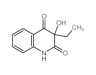 3-ethyl-3-hydroxy-1H-quinoline-2,4-dione Structure