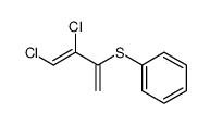 (Z)-1,2-Dichloro-3-(phenylthio)butadiene Structure