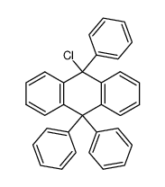 9-chloro-9,10,10-triphenyl-9,10-dihydro-anthracene Structure