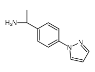 Benzenemethanamine, .alpha.-methyl-4-(1H-pyrazol-1-yl)-, (.alpha.R)-结构式