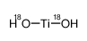 di(hydroxy)titanium Structure