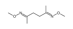 2,5-Hexandion-2(E),5(E)-bis(O-methyloxim) Structure