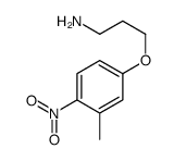 3-(3-methyl-4-nitrophenoxy)propan-1-amine结构式