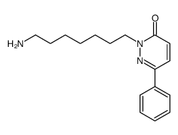 2-(7-(aminoheptyl))-6-phenyl-3(2H)-pyridazinone Structure