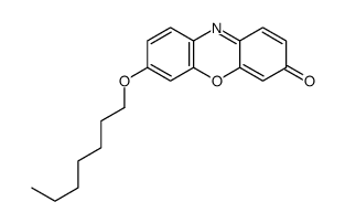 7-heptoxyphenoxazin-3-one Structure