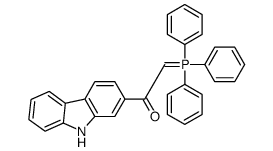 1-(9H-carbazol-2-yl)-2-(triphenyl-λ5-phosphanylidene)ethanone结构式