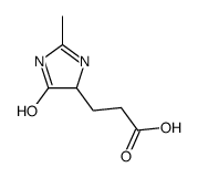 3-(2-methyl-5-oxo-1,4-dihydroimidazol-4-yl)propanoic acid Structure