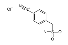 4-(sulfamoylmethyl)benzenediazonium,chloride Structure