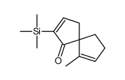 9-methyl-3-trimethylsilylspiro[4.4]nona-2,8-dien-4-one结构式