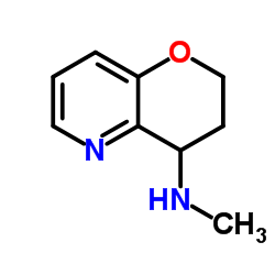 3,4-dihydro-N-methyl-2H-Pyrano[3,2-b]pyridin-4-amine Structure