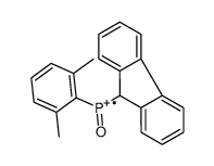 (2,6-dimethylphenyl)-(9H-fluoren-9-yl)-oxophosphanium结构式