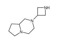 2-(azetidin-3-yl)-3,4,6,7,8,8a-hexahydro-1H-pyrrolo[1,2-a]pyrazine结构式