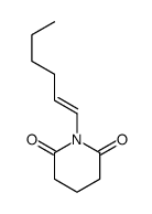 1-hex-1-enylpiperidine-2,6-dione结构式