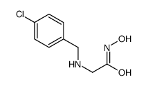 2-[(4-chlorophenyl)methylamino]-N-hydroxyacetamide Structure