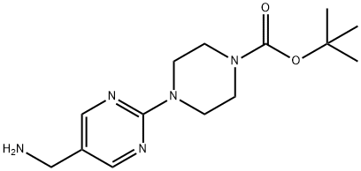 1-BOC-4-[5-(氨甲基)-2-嘧啶基]哌嗪图片