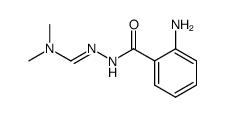 1-(2-Aminobenzoyl)-2-dimethylaminomethylene Hydrazine结构式