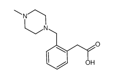 2-(2-((4-methylpiperazin-1-yl)methyl)phenyl)acetic acid Structure