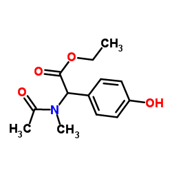 (ACETYL-METHYL-AMINO)-(4-HYDROXY-PHENYL)-ACETIC ACID ETHYL ESTER picture