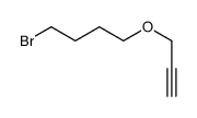 1-bromo-4-prop-2-ynoxybutane结构式