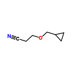 3-(Cyclopropylmethoxy)propanenitrile结构式