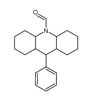 10-formyl-9-phenyl-tetradecahydro-acridine Structure