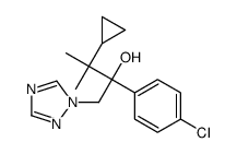 (2R)-2-(4-Chlorophenyl)-3-cyclopropyl-3-methyl-1-(1,2,4-triazol-1-yl)butan-2-ol Structure