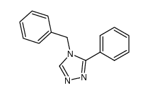 3-Phenyl-4-benzyl-4H-1,2,4-triazole结构式