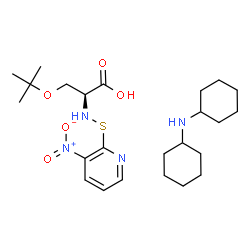 N-(3-NITRO-2-PYRIDINESULFENYL)-O-T-*BUTY L-L-SERINE structure