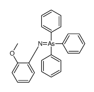 (2-methoxyphenyl)imino-triphenyl-λ5-arsane结构式