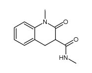 1-methyl-3-(n-methylcarbamoyl)-1,2,3,4-tetrahydro-2-quinolone Structure