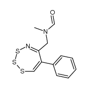 N-methyl N-[(phenyl-6 trithiazepine-1,2,3,4 yl-5) methyl] formamide结构式