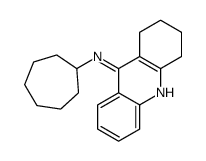 N-cycloheptyl-1,2,3,4-tetrahydroacridin-9-amine Structure