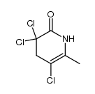 3,3,5-trichloro-6-methyl-3,4-dihydropyridin-2(1H)-one结构式