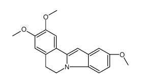 2,3,10-trimethoxy-5,6-dihydroindolo[2,1-a]isoquinoline结构式